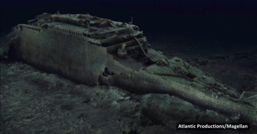 Mapeo submarino: Revelan inéditas imágenes del Titanic en 3D 