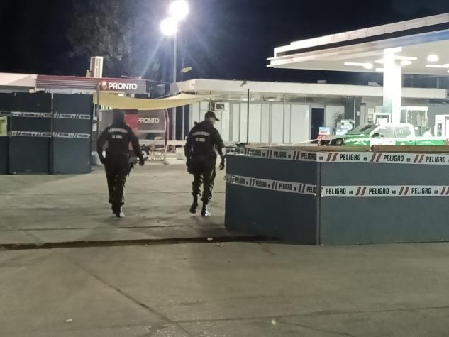 Funcionario del Ejército frustra a disparos encerrona de la que estaba siendo víctima en servicentro en Maipú