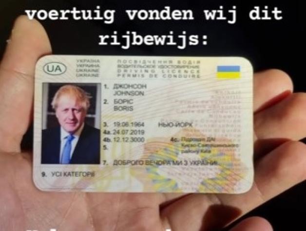 Detienen a hombre por conducir ebrio en Países Bajos: Tenía licencia falsificada del exprimer ministro Boris Johnson