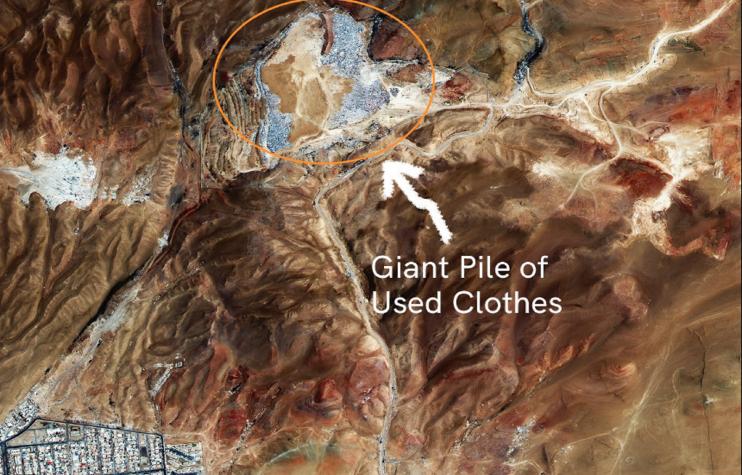 Satélite muestra basural en el desierto de Atacama desde el espacio