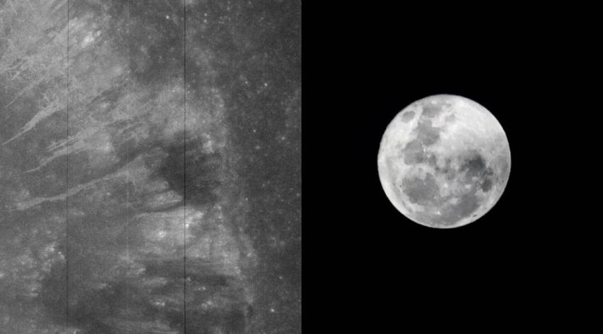 La NASA comparte inéditas fotografías del lado oscuro de la Luna