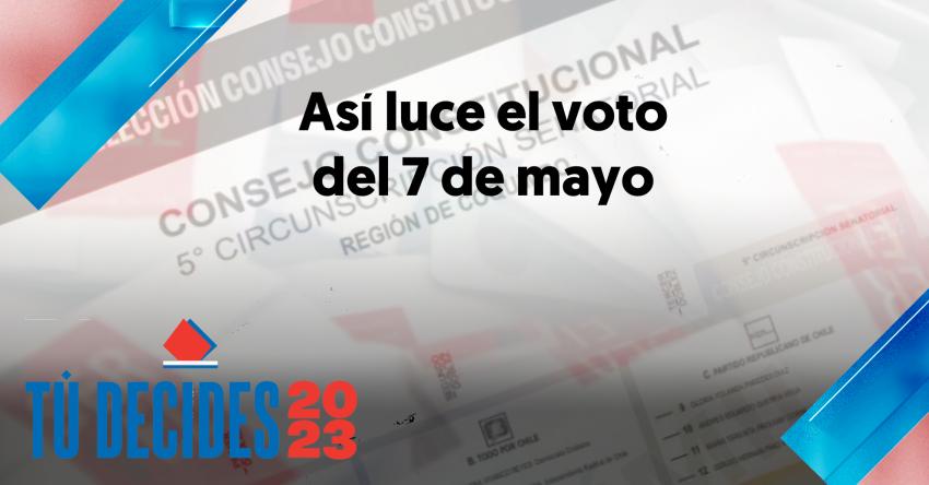 ¿Cómo será el voto para las elecciones del 7 de mayo? Revisa el facsímil región por región 