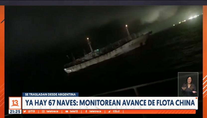 Ya hay 67 naves: Monitorean avance de flota china que se trasladan desde Argentina