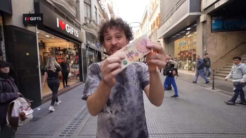 Luisito Comunica analizó la economía argentina y se llenó de aplausos: viajó al país para comprobar cuánto rinde el dólar