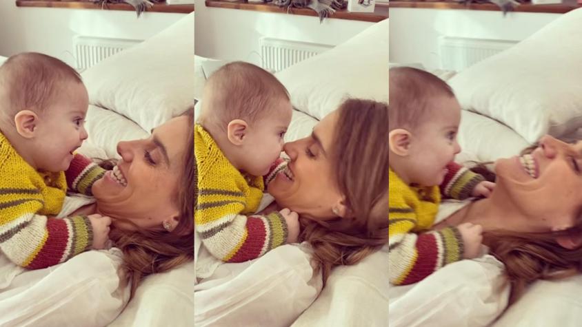 María Luisa Godoy compartió tierno video de su hijo Domingo en redes: mostró lo grande que está y grabó su adorable risa