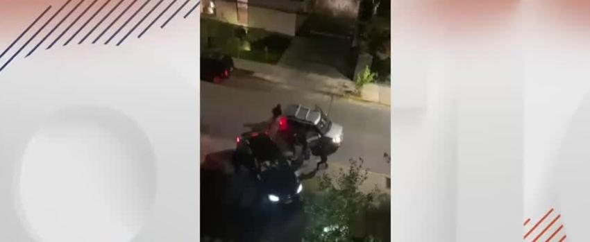 Conductor sufre violento portonazo en Providencia: Vehículo fue encontrado abandonado en Recoleta