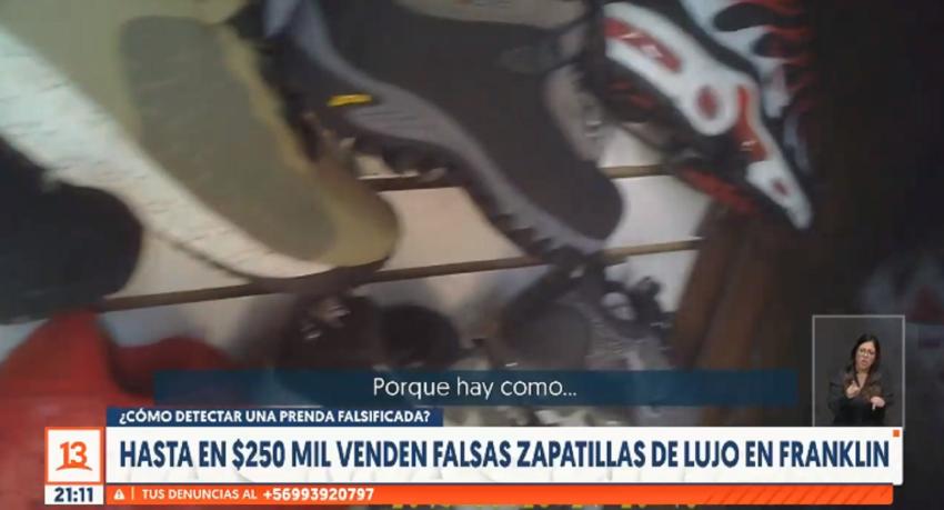 Hasta en $350 mil venden zapatillas de lujo falsificadas en Franklin: ¿Cómo detectarlas?