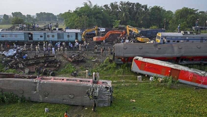 Identificados la causa y los "responsables" del accidente ferroviario en India