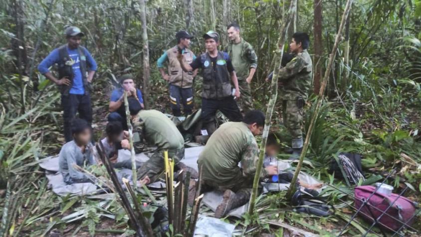 Niños rescatados en Colombia: Hermana mayor dijo que su madre sobrevivió cuatro días tras accidente