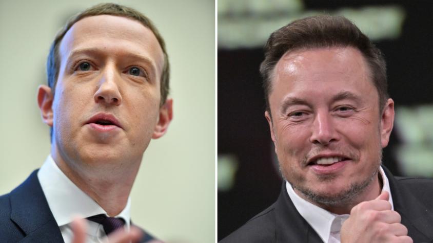 "Mándame la ubicación": Elon Musk y Mark Zuckerberg, jefes de Twitter y de Meta, se retan a una pelea en jaula