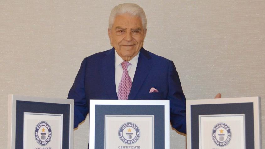 "Me siento honrado": Don Francisco es condecorado con tres récord Guinness