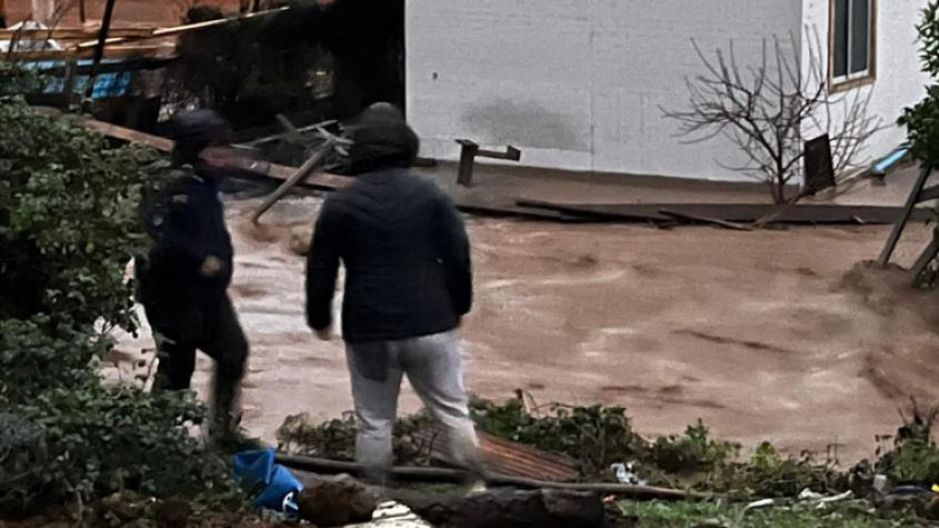 Comienza el retiro de escombros en Talagante: Hay 70 familias damnificadas