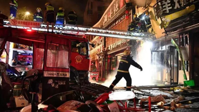 Explosión de gas en restaurante deja 31 muertos en  China