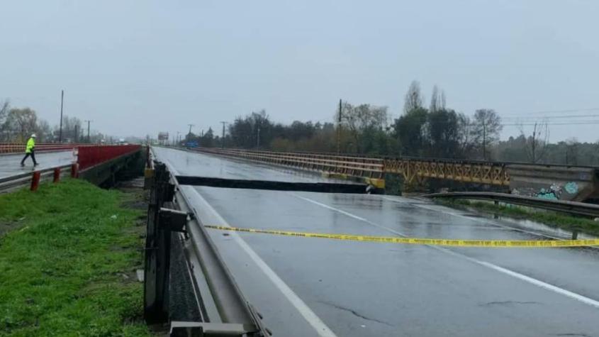 Tohá anuncia restitución de puente Lircay para este lunes: Se habilitará pistas hacia el sur en los dos sentidos