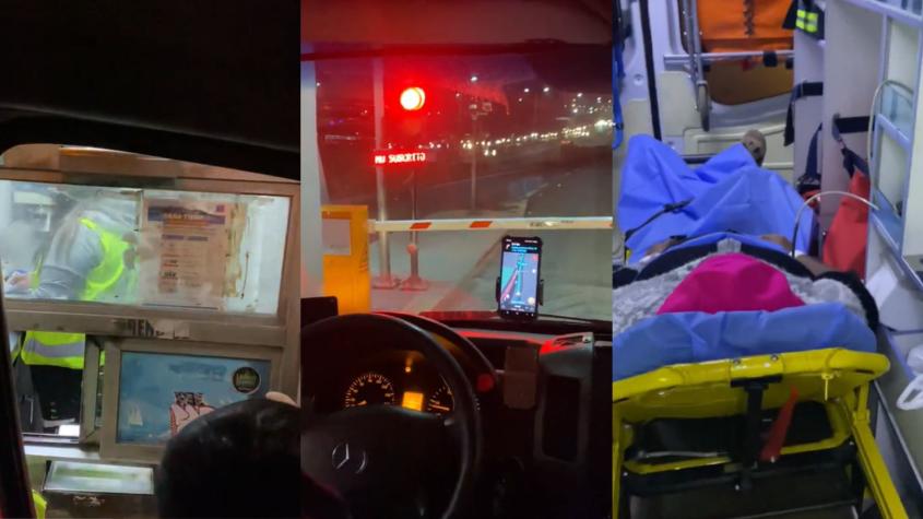 "¡Tiene que cancelar!": Cajera de peaje niega paso a ambulancia a pesar de ser vehículo de emergencia