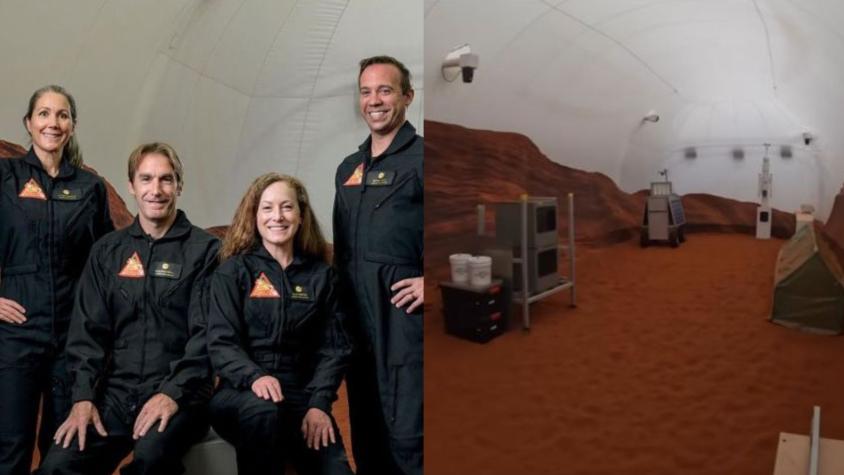 Una experiencia marciana en la Tierra: Cuatro voluntarios de la NASA pasarán un año encerrados en cámara simuladora de Marte