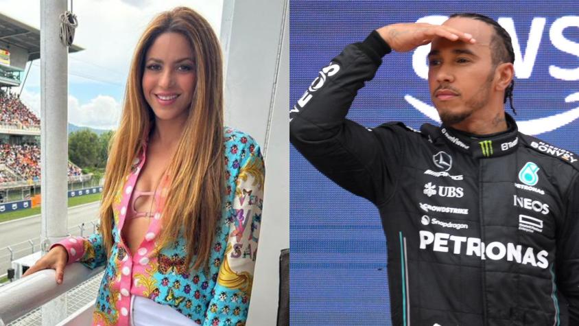 Shakira reaperece en España en carrera de Fórmula 1: Crecen rumores de romance con Lewis Hamilton