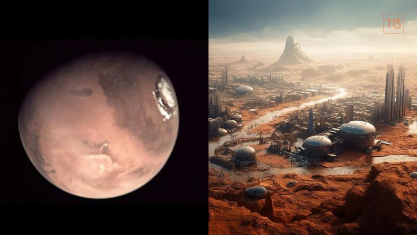 FOTOS | Así se vería Marte si fuese habitada por humanos, según la Inteligencia Artificial