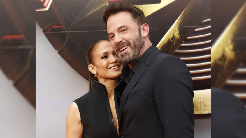 ¡Más felices que nunca! Jennifer López y Ben Affleck enternecieron la alfombra roja de "The Flash"