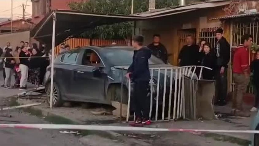 Persecución policial termina en atropello múltiple en San Bernardo: Víctima corre el riesgo de perder una pierna
