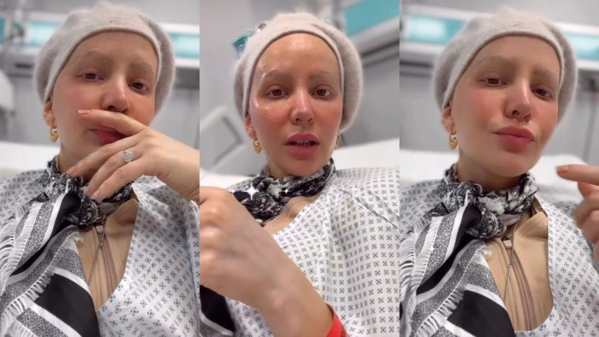 Aylén Milla se sometió a compleja y dolorosa operación tras superar 13 quimioterapias: "Vi tres alambres salidos de mi pecho"