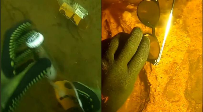 Buzo muestra las cosas más curiosas que se encuentran bajo el mar