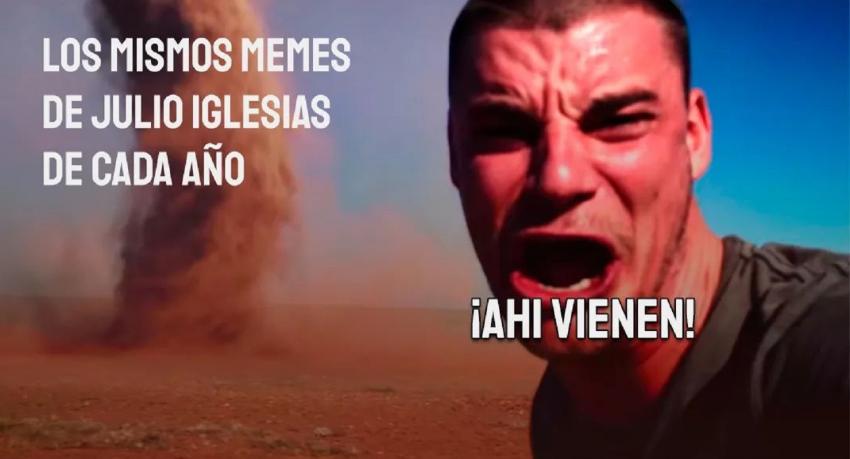 "Le caigo el sábado": Los mejores memes de Julio Iglesias y el mes de julio
