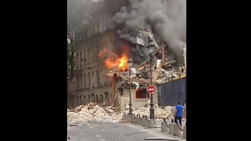 Explosión en zona de edificios en París deja al menos cuatro personas en estado crítico