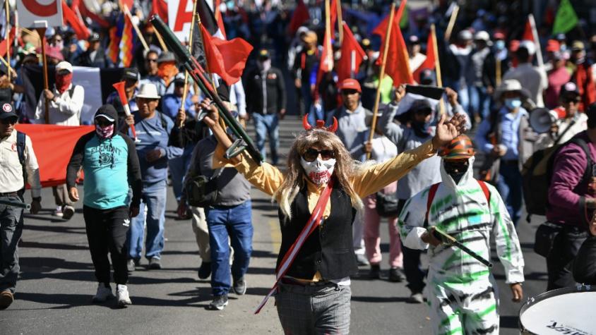 Nueva marcha en Perú pide renuncia de Boluarte