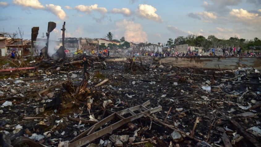 Al menos nueve muertos por explosión en almacén de pirotécnicos en Tailandia