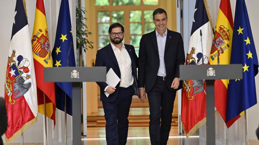 España y Chile firman protocolo sobre memoria histórica en visita de Presidente Boric