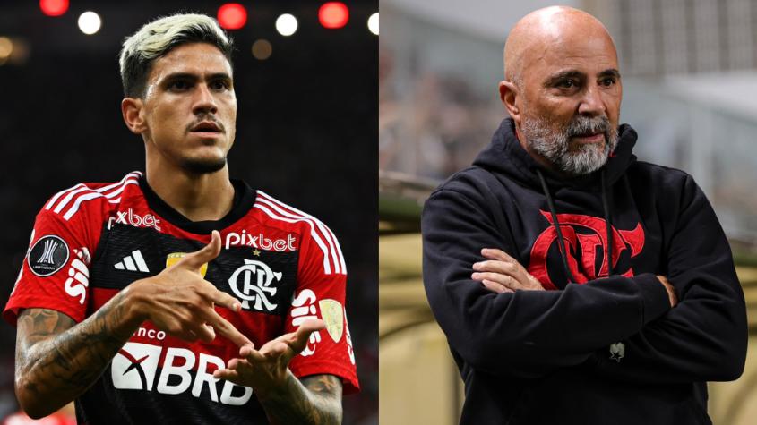 Grave incidente en Flamengo: Colaborador de Sampaoli da puñetazo a jugador y cuestionan continuidad del argentino