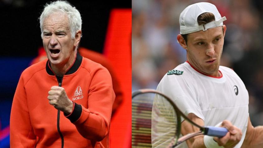 El feroz ninguneo de John McEnroe a Nicolás Jarry: Tenista australiano defendió al chileno