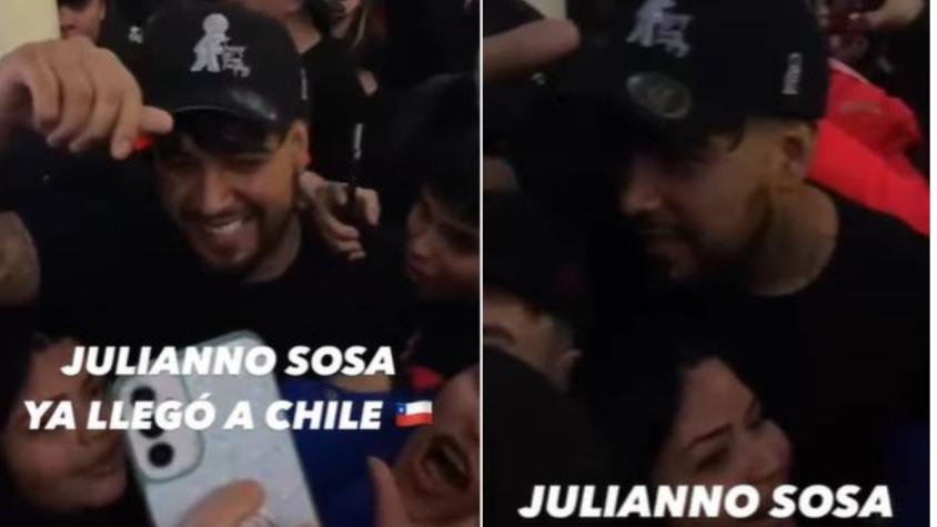 El multitudinario regreso a Chile del artista urbano Julianno Sosa: Fue deportado de EE.UU