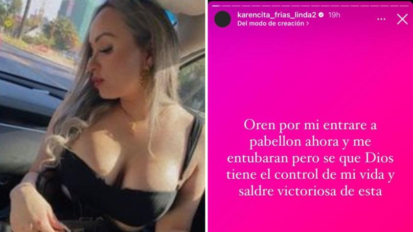 "Oren por mí": Influencer "Karencita Frías" quedó con su rostro quemado tras explotarle olla a presión