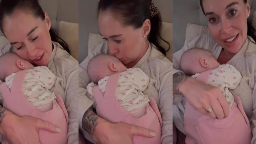 "Está bonita la bebé, pero no sacó tu nariz": Valentina Roth expone a seguidora que critica la apariencia de su hija de dos meses