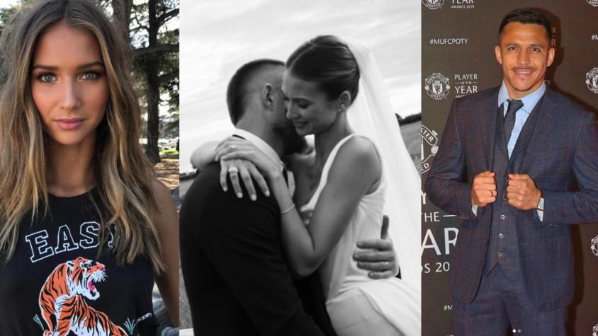 Ex pareja de Alexis Sánchez se casó con famoso jugador de la selección inglesa 