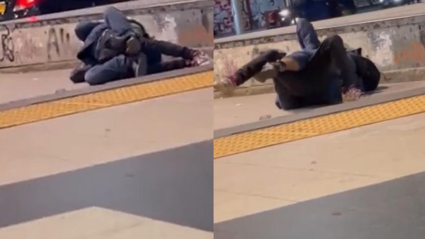 "Te voy a matar aquí mismo": Hombre reduce a delincuente que intentó asaltarlo en Viña del Mar