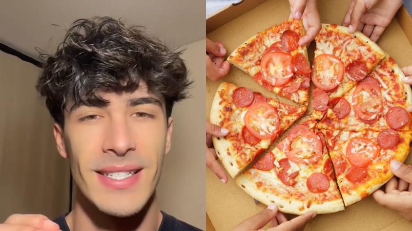VIDEO | Joven italiano se hace viral al comentar por qué "muchos chilenos no saben cómo se come una pizza"