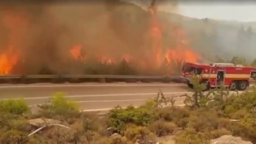 Grecia: De isla paradisíaca a un "infierno" por incendios 