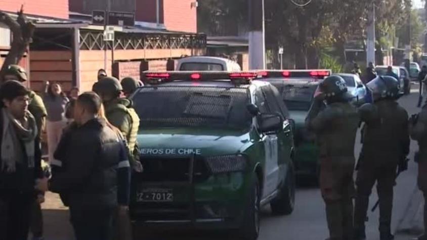 Demuelen “memorial narco” en Lo Prado: Se detuvo a una persona por desórdenes