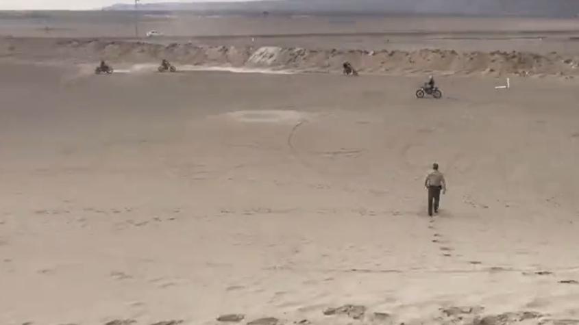 "Rabia e impotencia": Indignación genera video de motoristas haciendo piruetas sobre monumento natural "Rabia e impotencia": Indignación genera video de motoristas haciendo piruetas sobre monumento natural