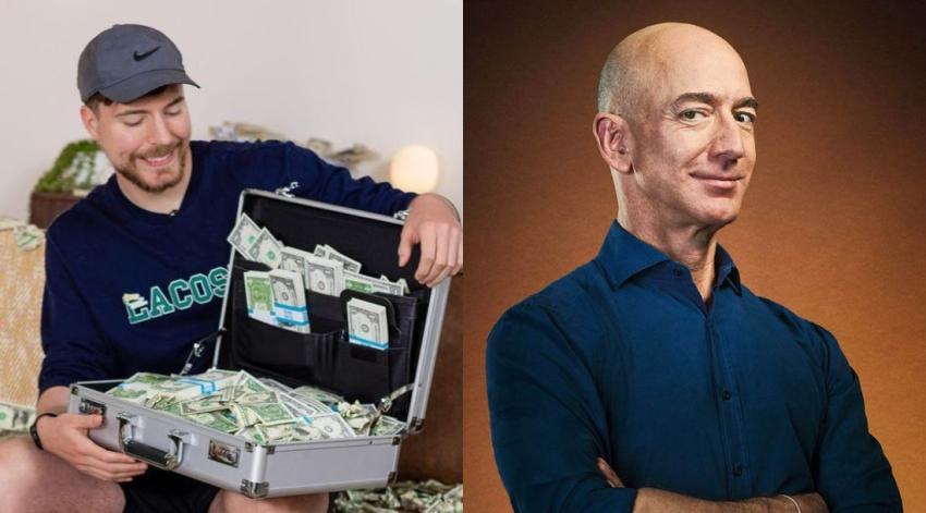 ¿MrBeast sin plata? Youtuber le pidió una alocada cifra de dinero a Jeff Bezos