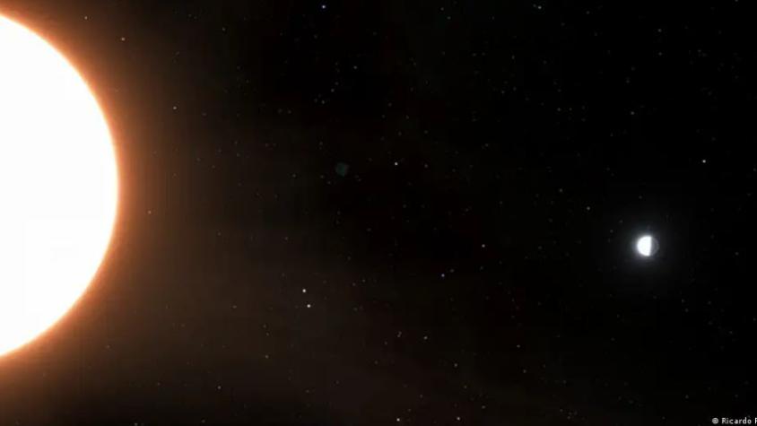 Descubren exoplaneta incandescente que "no debería existir"