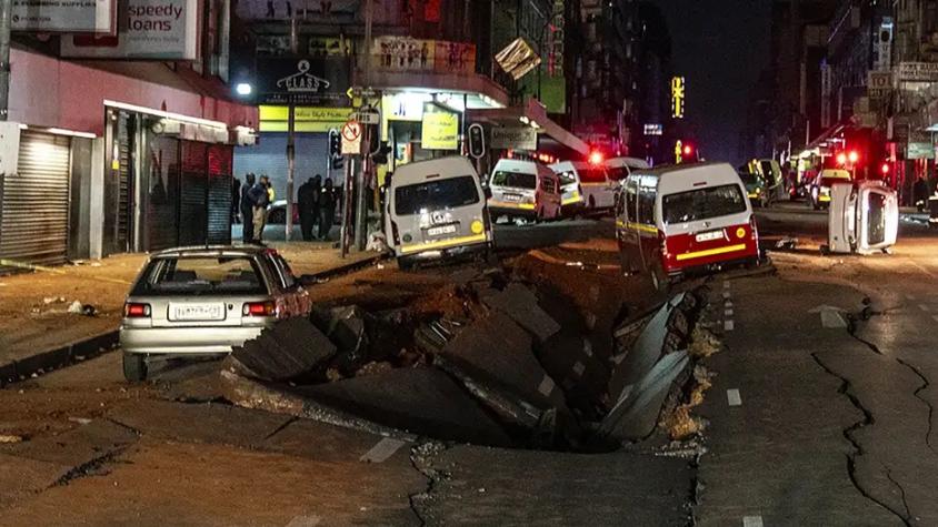 Reportan 41 heridos por fuerte explosión en Johannesburgo