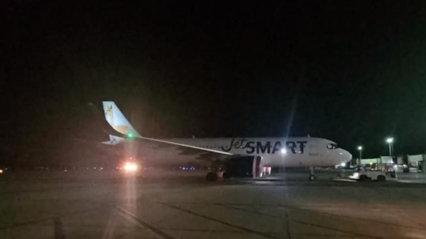 Aterrizaje de emergencia en vuelo Calama-La Serena 