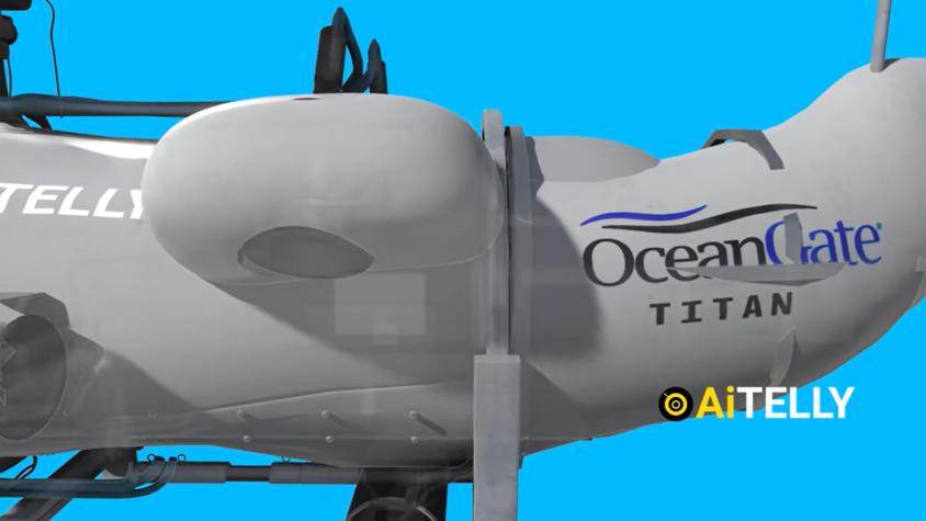 Impresionante animación de la implosión del sumergible de OceanGate acumula más de 10 millones de visitas