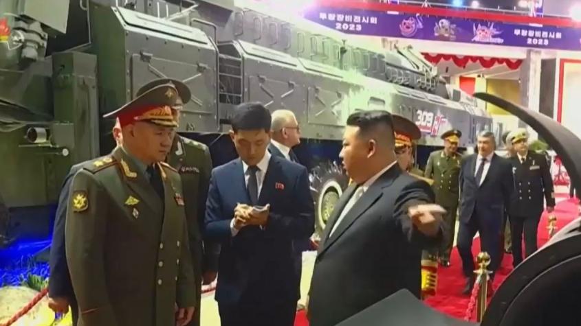 Kim Jong-Un enseña su arsenal nuclear a Rusia y China