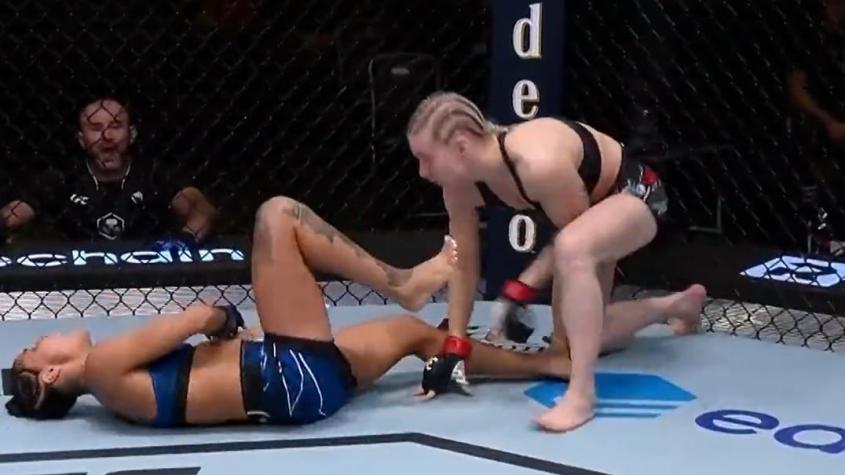 VIDEO | La escalofriante lesión que sufrió una luchadora en apenas 34 segundos de combate en la UFC