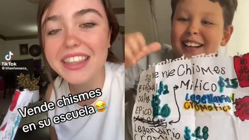 "Épicos", "Míticos" y "Legendarios": Niño se volvió viral tras negocio de venta de chismes en su escuela